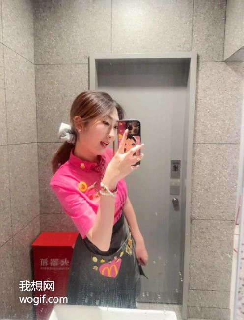 北京麥當勞，有這么粉，這么漂亮的